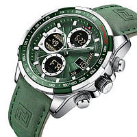 Naviforce Fly ArmyGreen, 9545, Original, тактичний чоловічий спортивний годинник для військового + гарантія