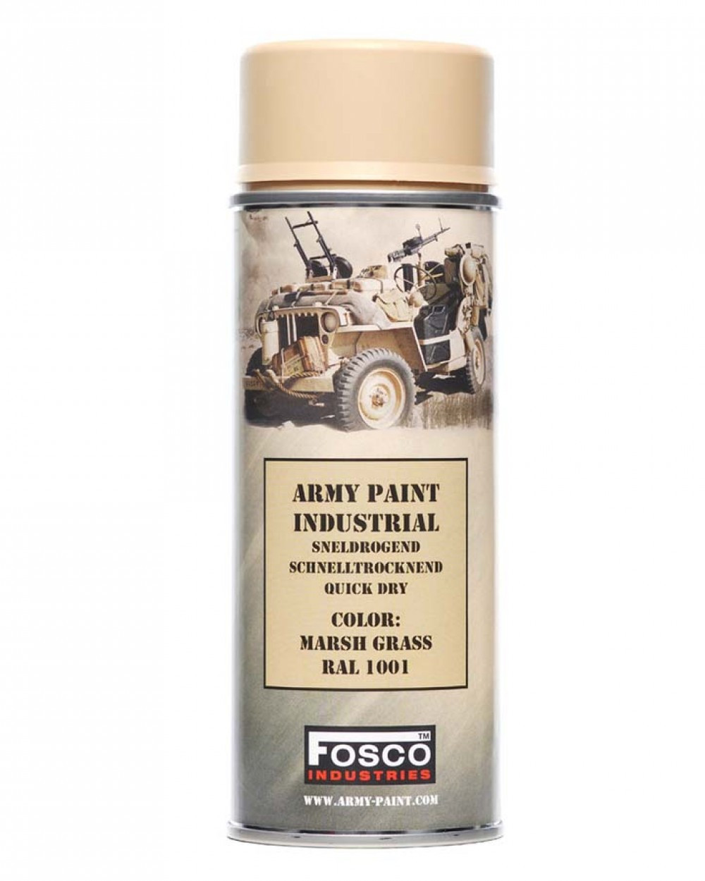 Фарба маскувальна, професійна (НАТО) FOSCO ARMY PAINT 400 ml - Marsh Grass
