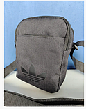 Сумка чоловіча через плече чорний 150 В, фото 4