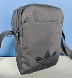 Сумка чоловіча через плече чорний 150 В, фото 2