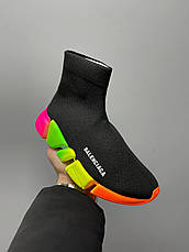Жіночі кросівки Balenciaga Speed Trainer Black Multicolor ALL10898, фото 4