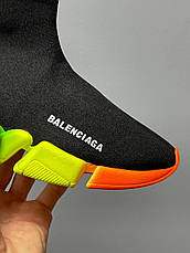 Жіночі кросівки Balenciaga Speed Trainer Black Multicolor ALL10898, фото 6