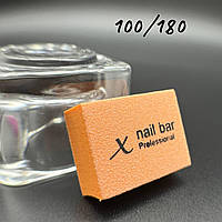 Одноразовый мини баф nail bar professional, 100/180