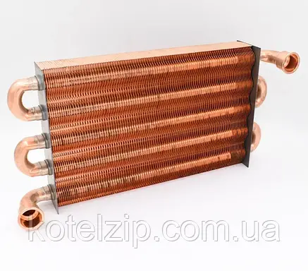 Первинний теплообмінник котла Vaillant Tec Pro, Mini R1. 92 ламелі. Art. 0020019994, фото 3