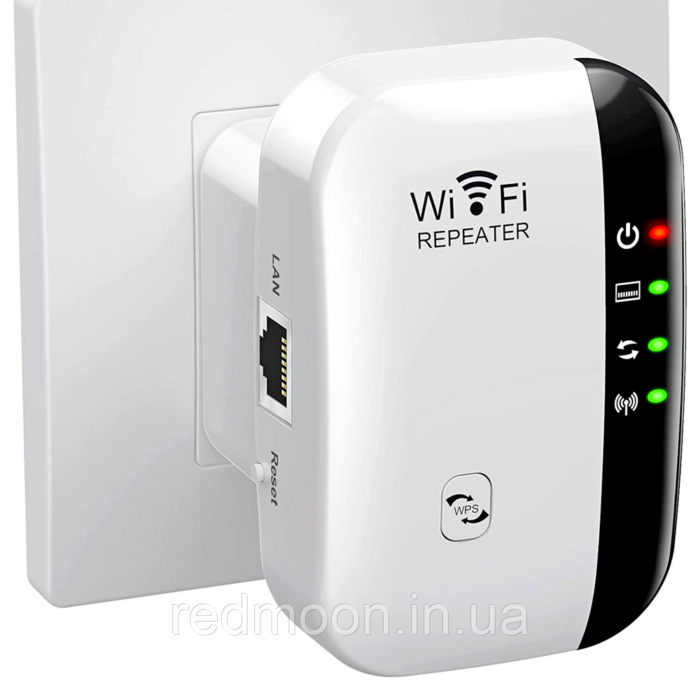 WiFi підсилювач сигналу в розетку до 30мб/с LV-WR31-36 / Бездротовий репітер, що розширює WI-FI діапазон