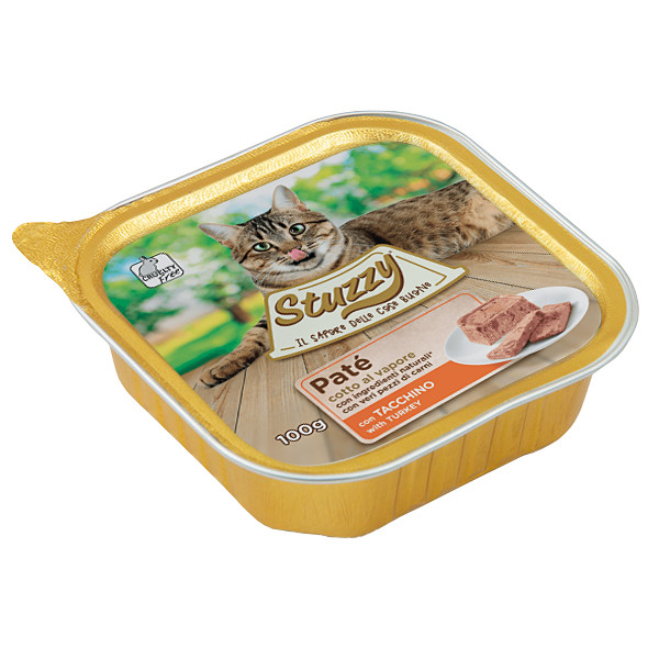 Mister Stuzzy Cat Turkey МІСТЕР ШТУЗІ ІНДИЧКА корм для котів, паштет, 100г, фото 1