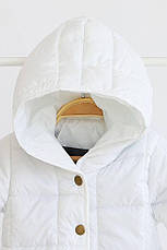 Дитячий демісезонний стебаний комбінезон з капюшоном для новонародженого 62 68 74 80 см, фото 3