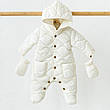 Дитячий демісезонний стебаний комбінезон з капюшоном для новонародженого 62 68 74 80 см, фото 7