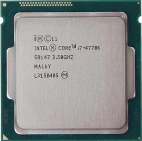 Процесор Intel Core i7-4770K 3.50 GHz / 8M / 5 GT / s (SR147) s1150, tray - фото 1 - id-p23713785