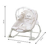 Колиска для заколисування Kidwell PINO BEIGE, фото 8