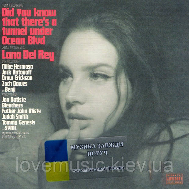 Музичний сд диск LANA DEL REY Did you know that there's a tunnel under ocean blvd? (2023) (audio cd)