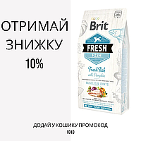 Brit Fresh Fish & Pumpkin Adult Large корм зі свіжою рибою і гарбузом для собак великих порід, 12 кг