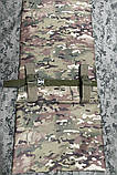 Тактична сидушка карімат гармошка трьох точка колір мультикам, секційна, фото 2