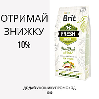 Brit Fresh Duck With Millet Adult корм зі свіжою качкою і пшоном для дорослих собак, 2.5 кг