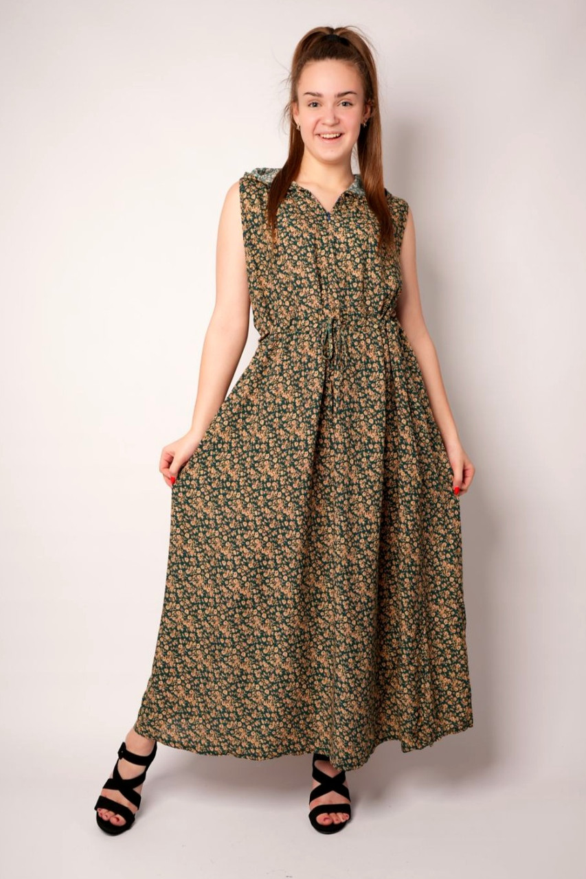 Сарафан з капішоном різних кольорів, фото 1