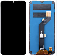 Дисплей (экран) для Tecno Spark 7 KF6n + тачскрин (черный)
