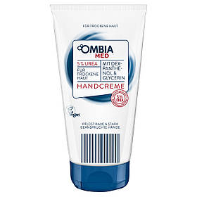 Зволожувальний крем для сухої шкіри рук Ombia з сечовиною 5%, пантенолом і олією жожоби