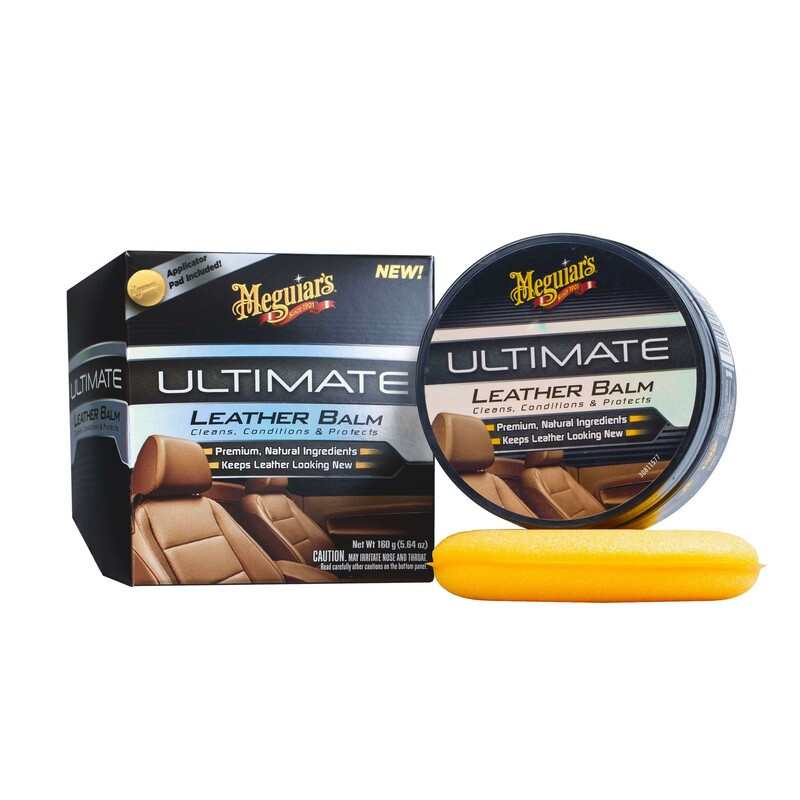 Бальзам 3 в 1 для шкіряного салону автомобіля Meguiar's Ultimate Leather Balm 160 г. (G18905)