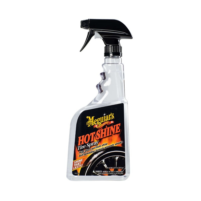 Спрей для чорніння шин з блиском Meguiar's Hot Shine Tire Spray 709 мл (G12024), фото 1