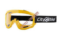 Очки Cross City-Bike MD - 889 желтые Мотошлем каска