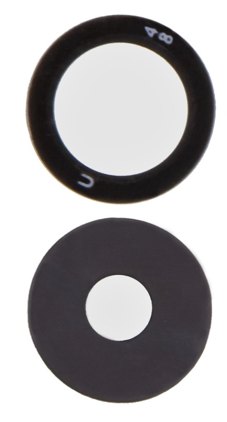 Скло камери для Samsung A035F Galaxy A03, без рамки, комплект 2 шт., фото 1