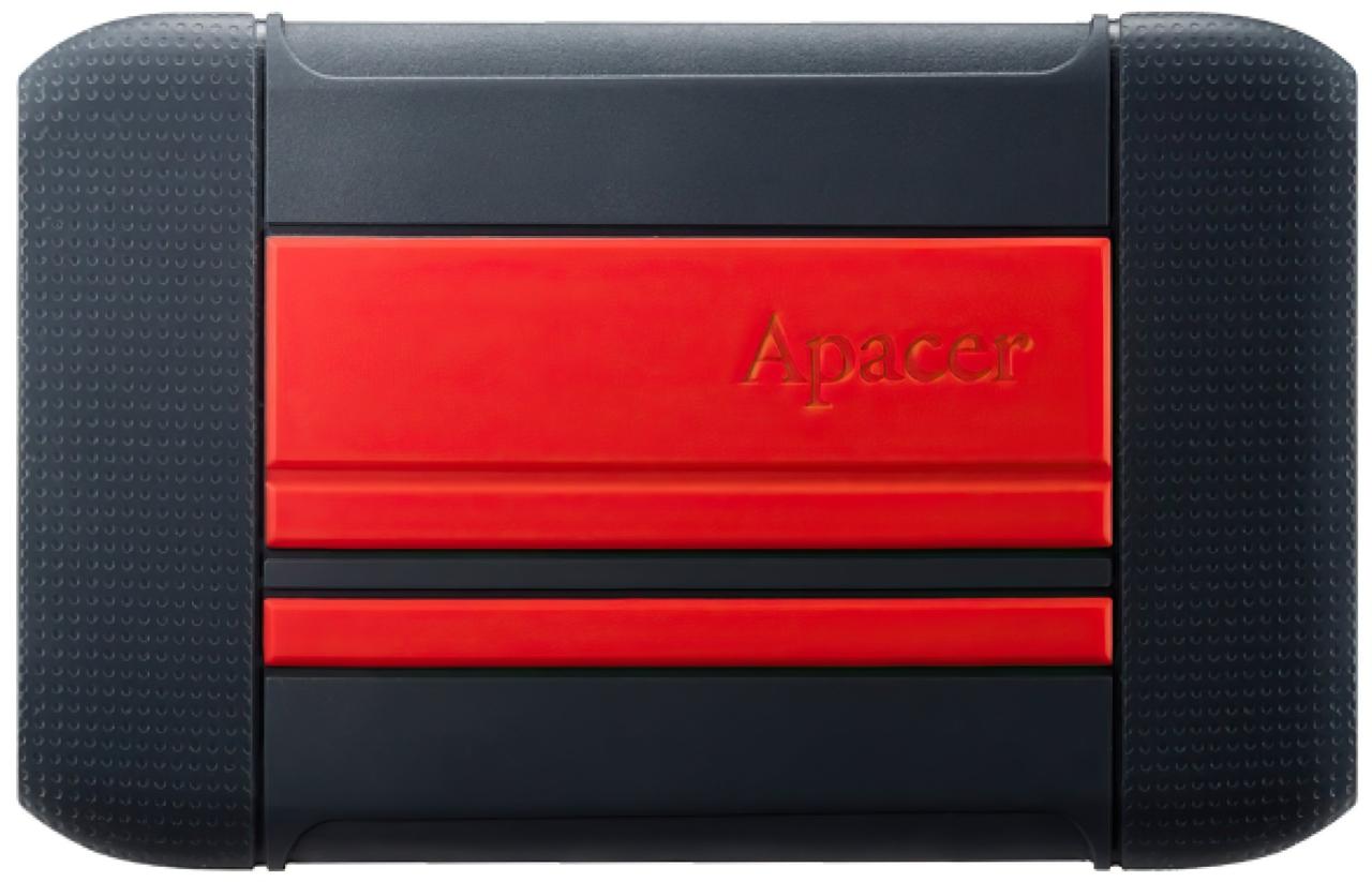 HDD ext 2.5" 1TB USB Apacer AC633 Black/Red (AP1TBAC633R-1)