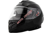 Blexx 820 чорний м комплект Мотоциклетний шолом + Балаклава Мотошолом каска