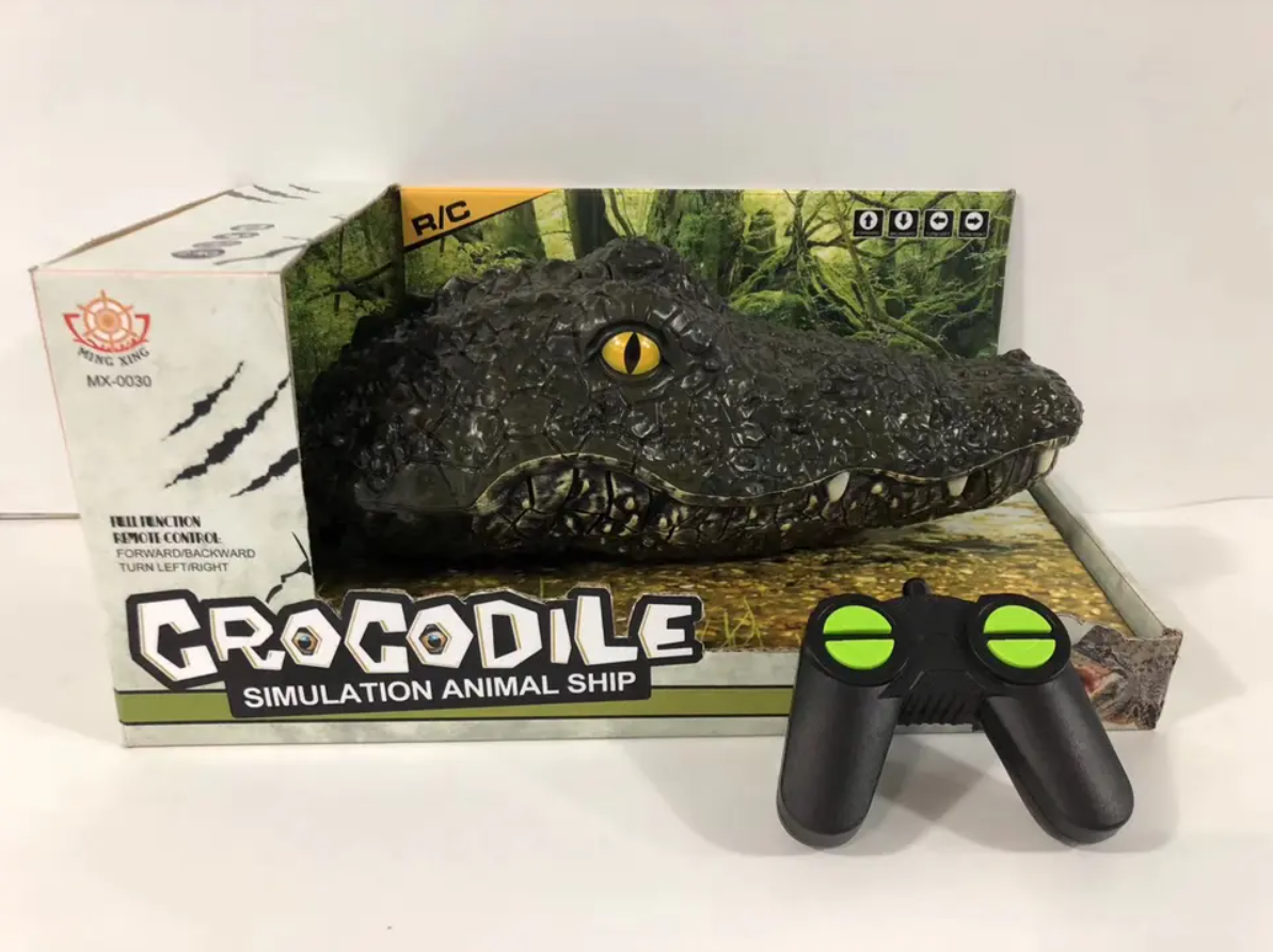 Купить Крокодил на радиоуправлении Crocodile реалистичный с пультом ...