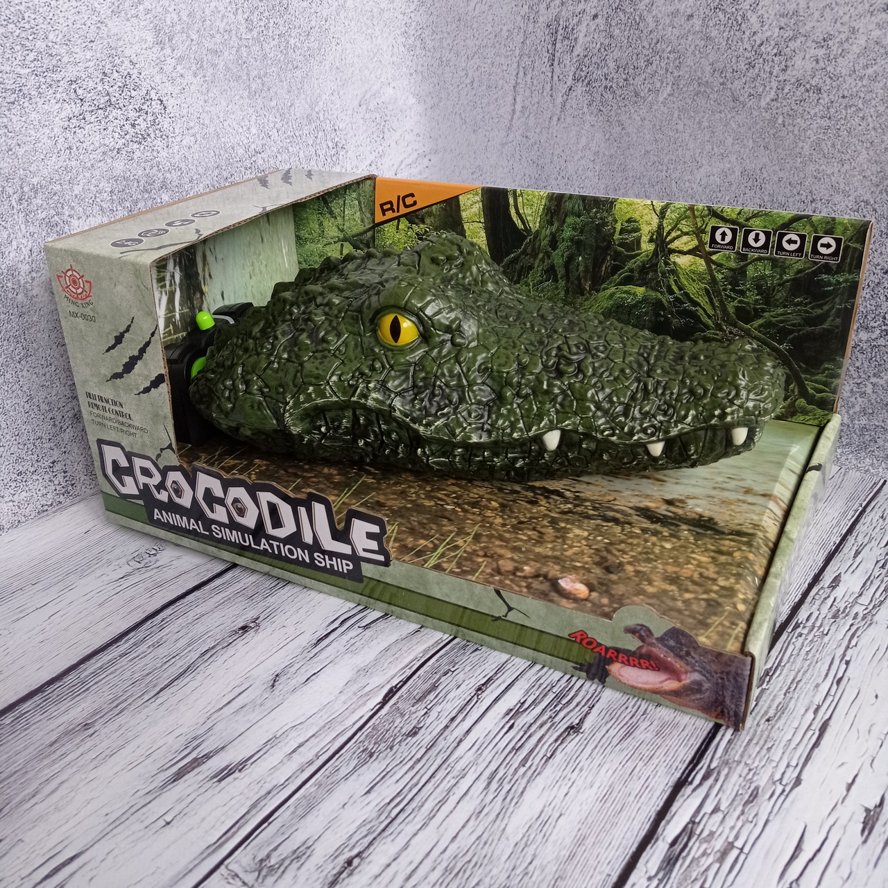 Купить Крокодил на радиоуправлении Crocodile реалистичный с пультом ...