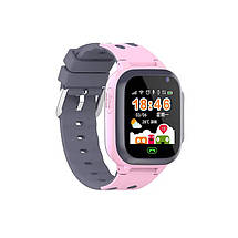 Дитячий розумний смарт-годинник з GPS Smart baby watch Q16 з камерою прослуховуванням сім-картою Рожевий, фото 3