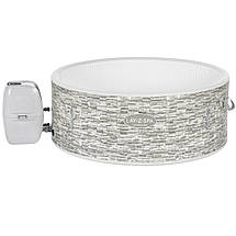 Надувний джакузі Bestway 60027 Lay-Z-Spa 155х60 см аеромасажний басейн СПА для дому 4-місний, фото 3