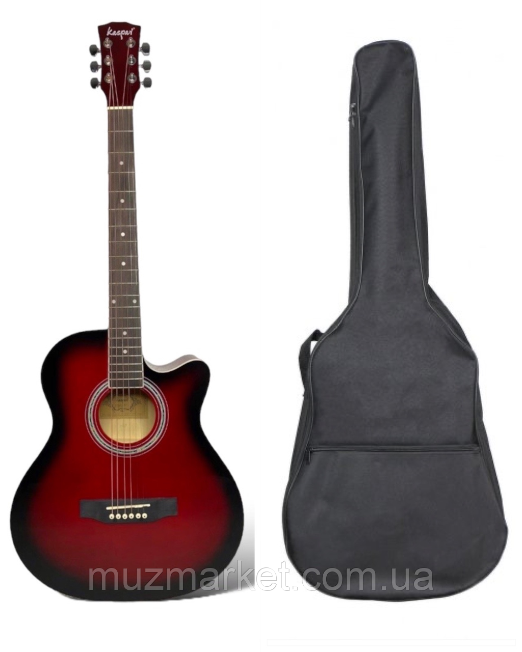 Гітара акустична Kaspar K206C RD + Чохол