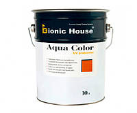 Фарба для дерева Bionic-House Aqua Color UV-protect 10 л Бурштин