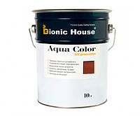 Фарба для дерева Bionic-House Aqua Color UV-protect 10 л Марсала