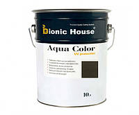 Фарба для дерева Bionic-House Aqua Color UV-protect 10л Антрацит