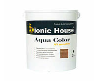 Фарба для дерева Bionic-House Aqua Color UV-protect 2,5л Золотий Горіх