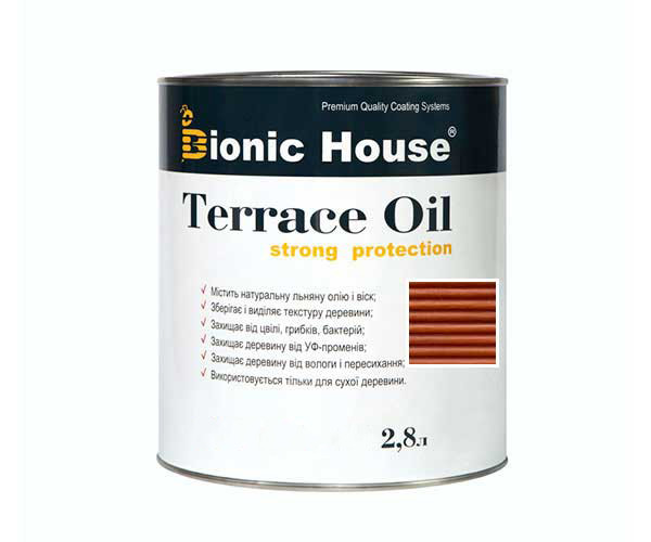 Масло для терас Bionic-House 2,8 л Твк