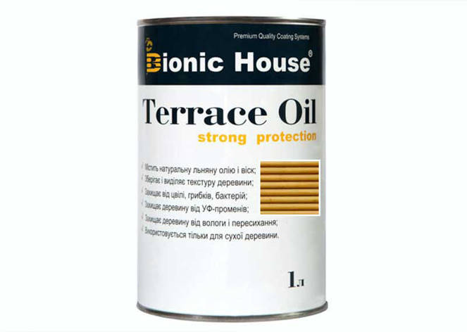 Масло для терас Bionic-House 1л Дуб, фото 1