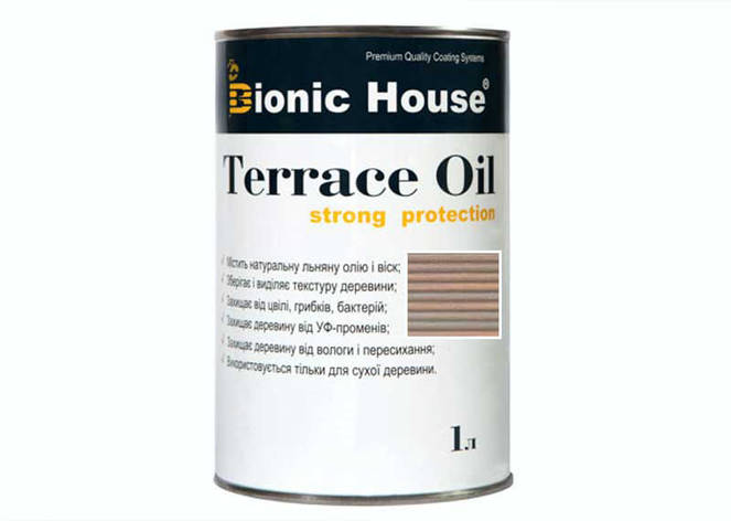 Масло для терас Bionic-House 1л Патина, фото 1