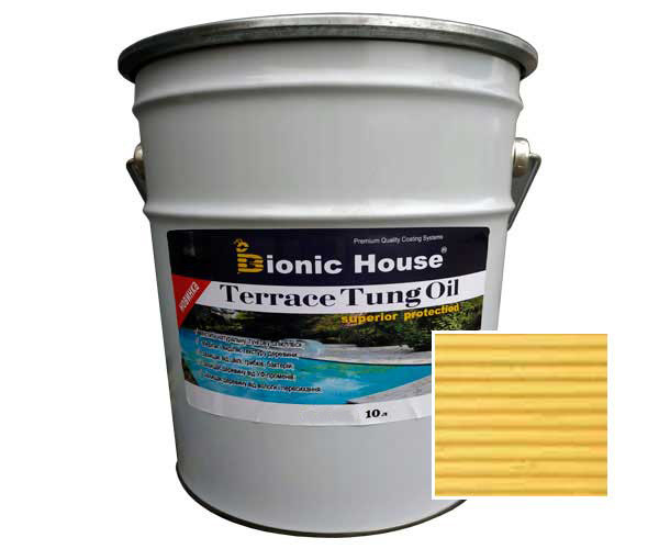 Масло для терас ТУНГОВЕ Bionic-House 10л Світлий Дуб