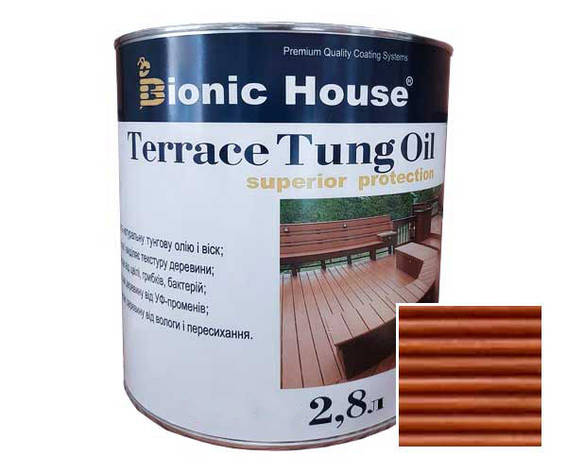 Масло для терас ТУНГОВЕ Bionic-House 2,8 л Твк, фото 1
