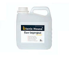 Водний антисептик для дерева BASE IMPREGNAT Bionic-House готовий до застосування 3л Безбарвний