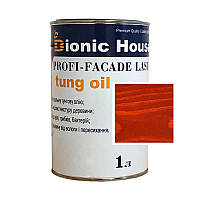 Фарба для дерева PROFI-FACADE LASUR tung oil 1 л Тик