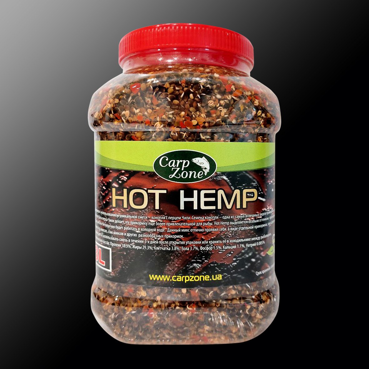 Готова коноплі з перцем Чилі Hot Hemp 3L, фото 1