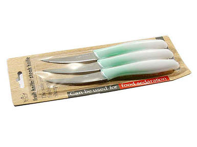 Набiр ножiв кухонних (на кухню) 3шт на блістері 3 DYD-022 ТМ ZAUBERG