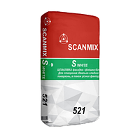 Фасадная финишная шпаклевка Scanmix S White 521 (20 кг)