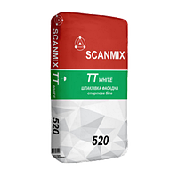 Шпаклевка фасадная старт Scanmix ТТ White 520 (25 кг)