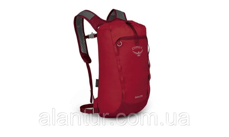 Рюкзак Osprey Daylite Cinch Pack 15 л, міський, еко-френдлі, Cosmic Red, фото 1