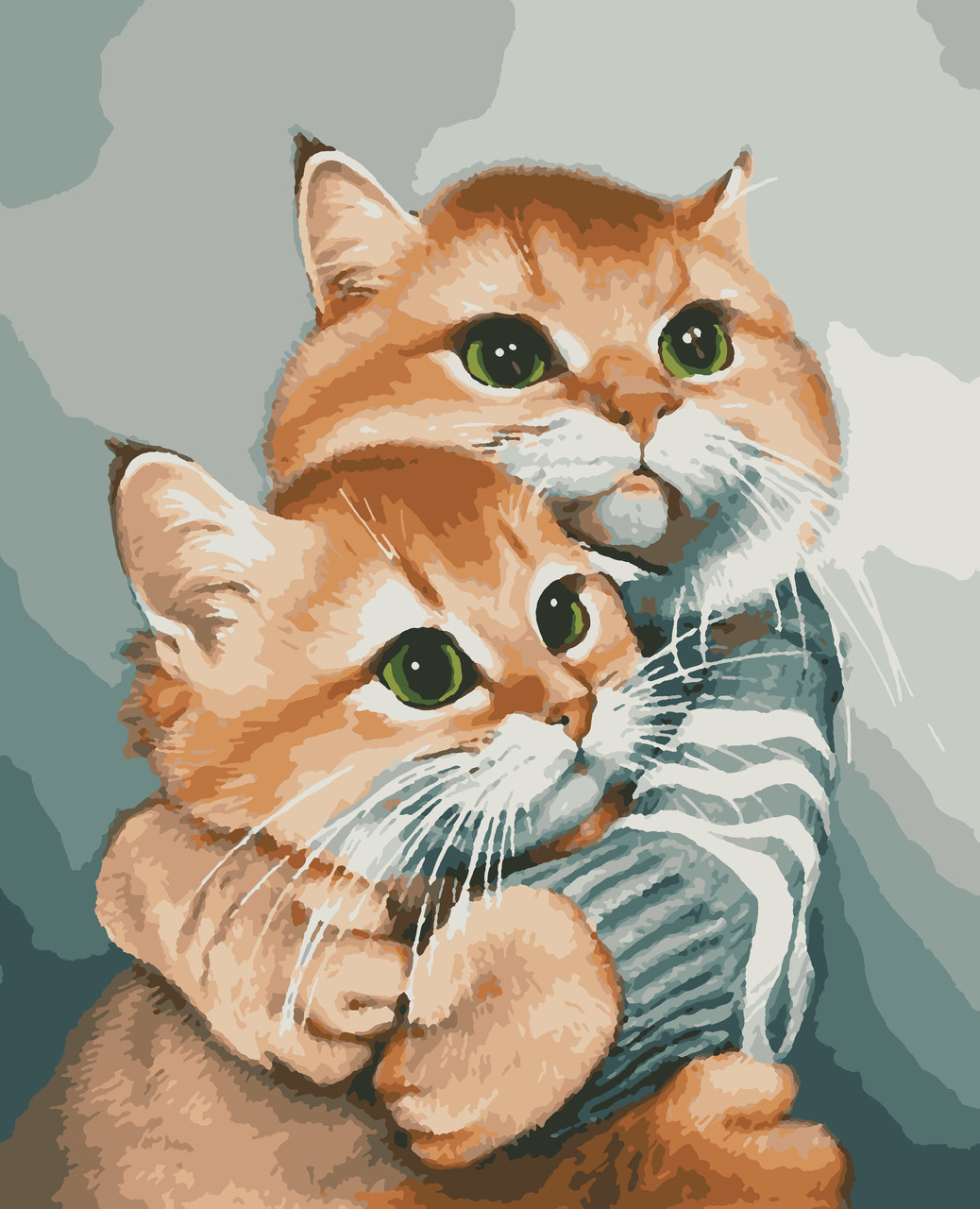 Картина за номерами "Обіймашки" 40*50 см