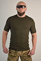 Армейська чоловіча футболка олива нгу хакі, футболка камуфляж зсу піксель, тактична футболка мультикам